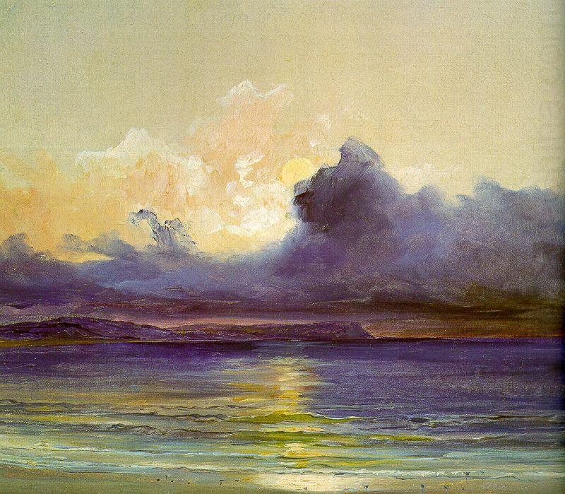 Charles Blechen Sunset at Sea china oil painting image